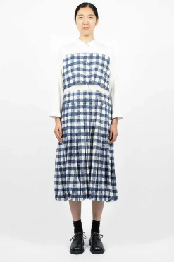 Nina Dress Navy/White