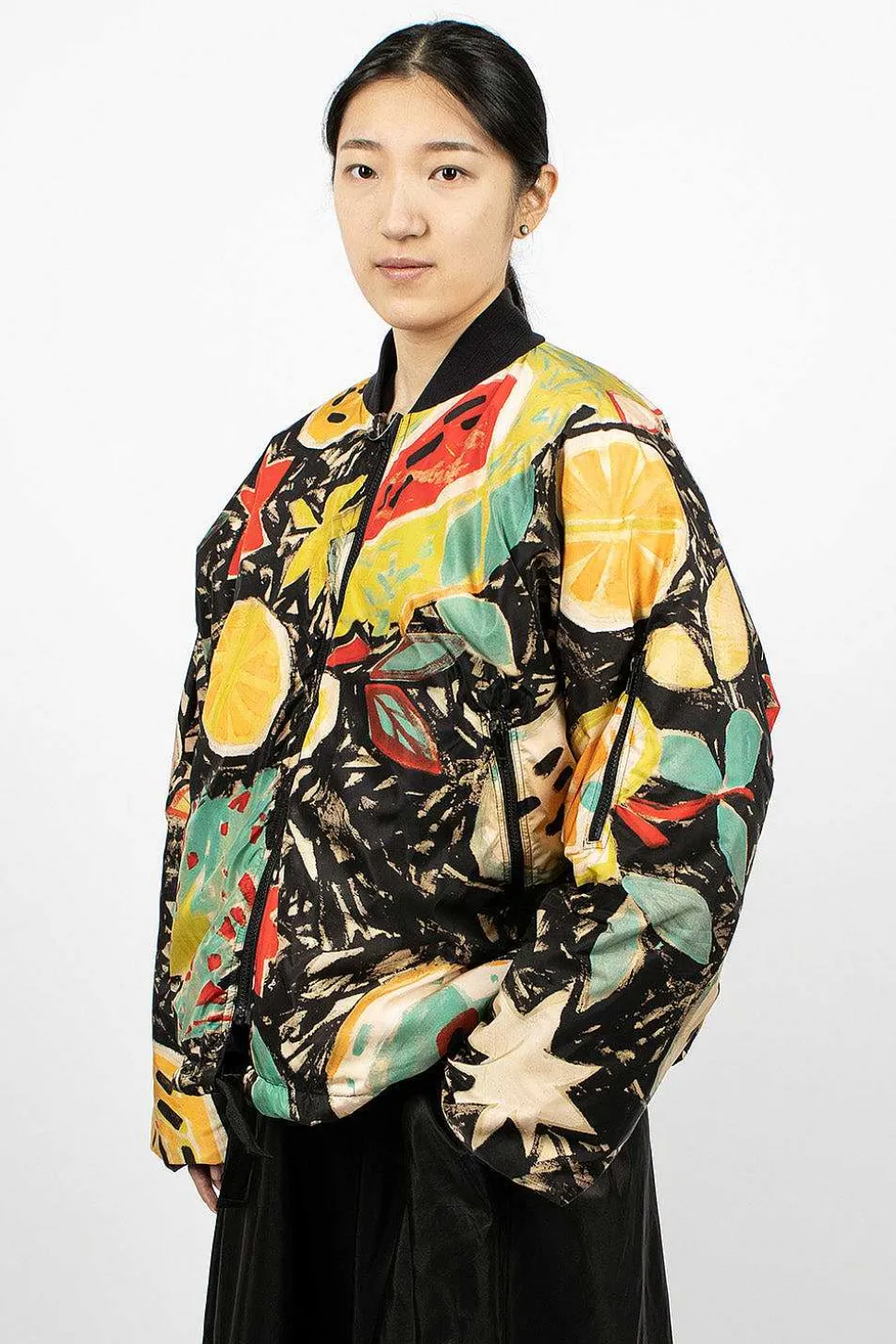 Okay Bomber Fruit Print