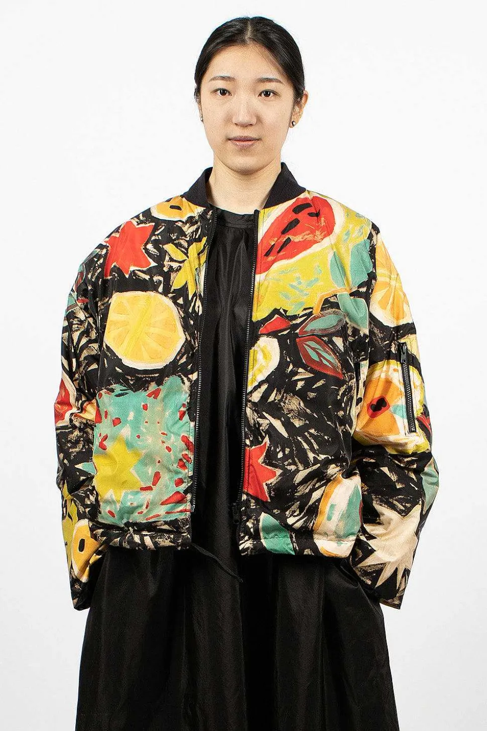 Okay Bomber Fruit Print