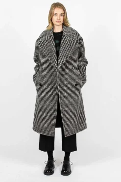 Overcoat Black/White Check