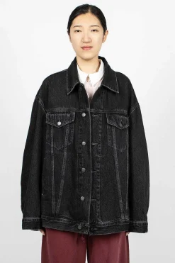 Oversized Denim Jacket Black