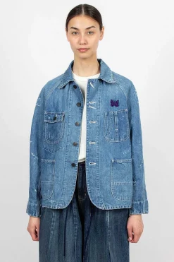 10Oz Coverall Distressed Denim