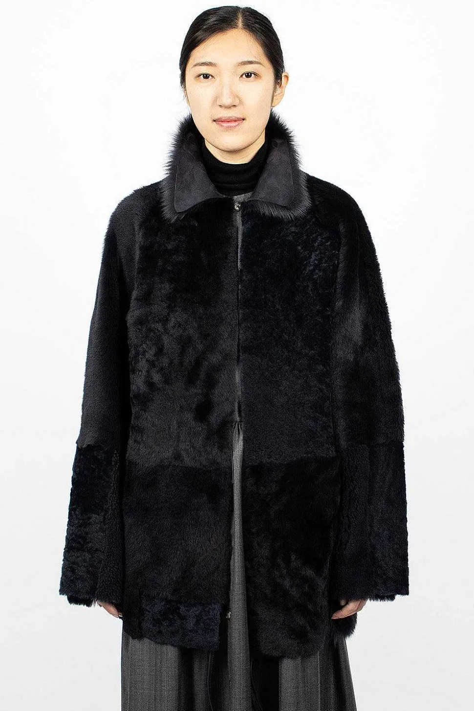 Patch Coat Navy
