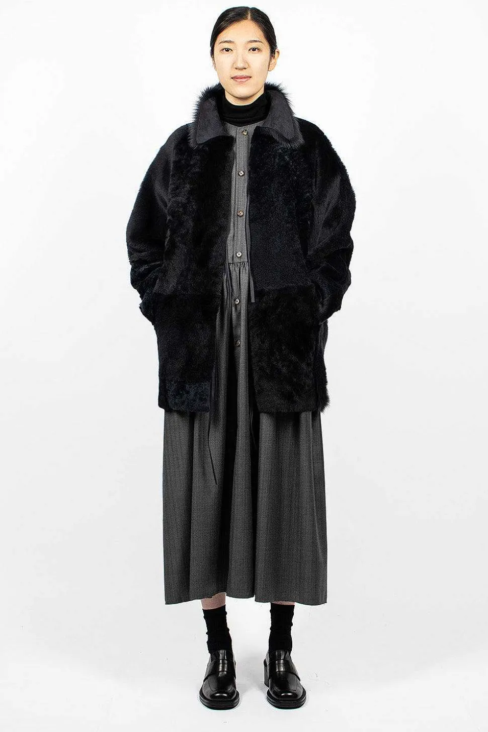 Patch Coat Navy