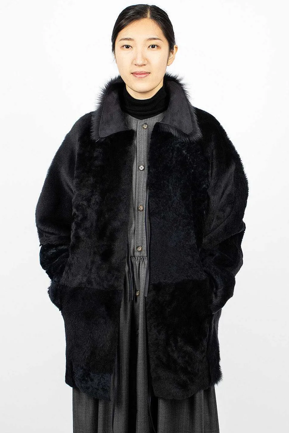 Patch Coat Navy