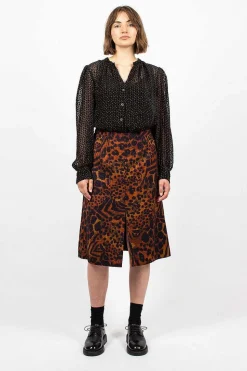 Pencil Skirt Leopard