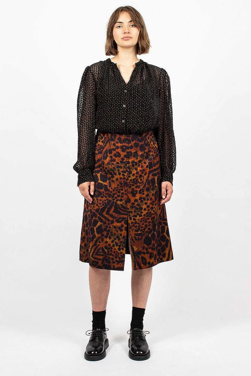 Pencil Skirt Leopard