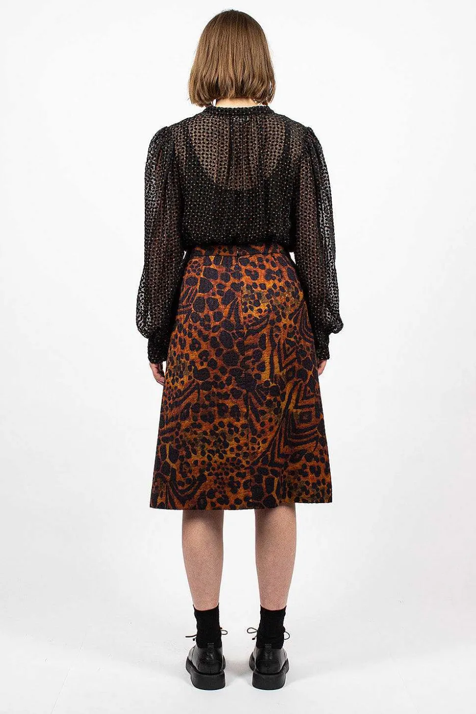 Pencil Skirt Leopard