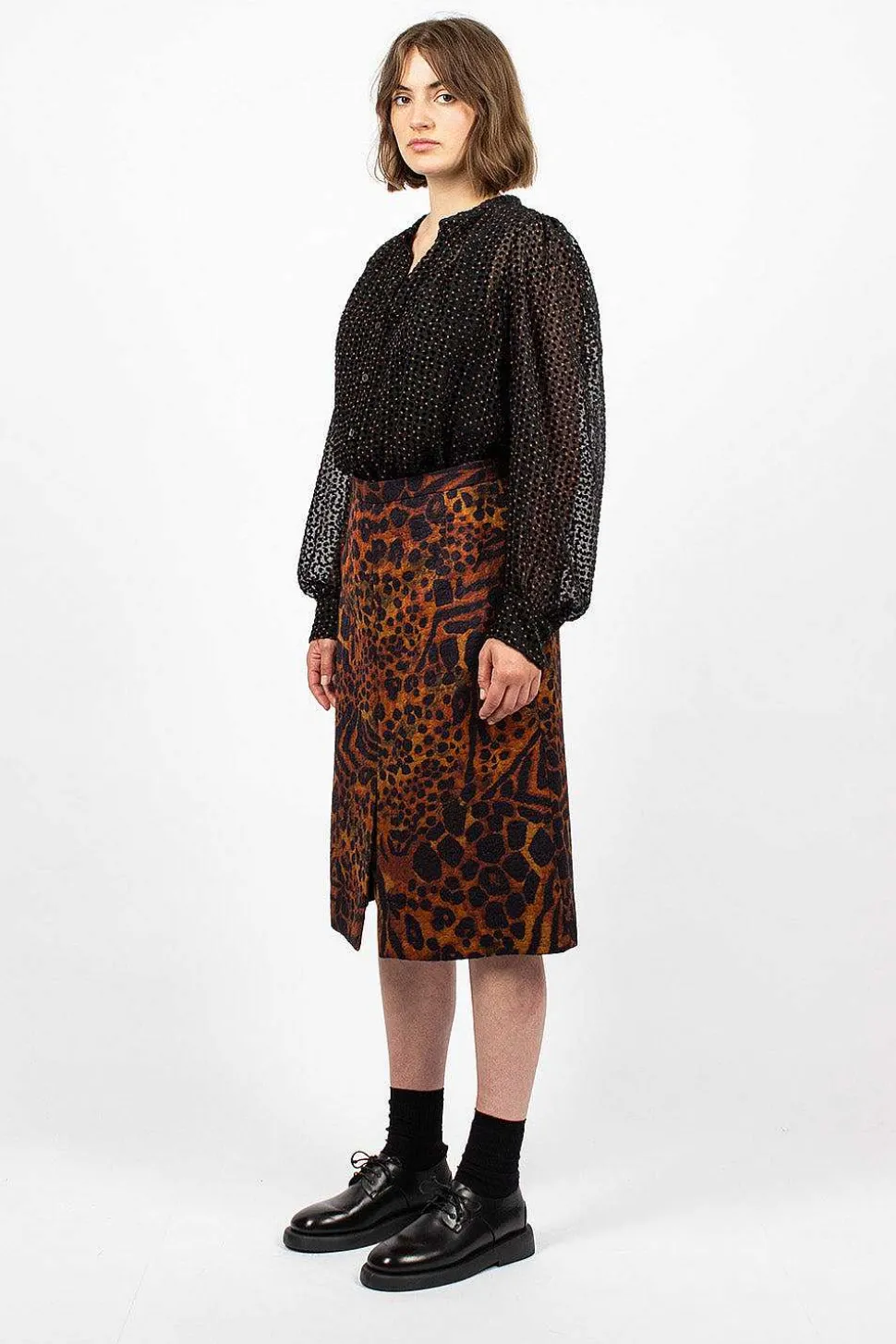 Pencil Skirt Leopard