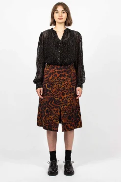 Pencil Skirt Leopard