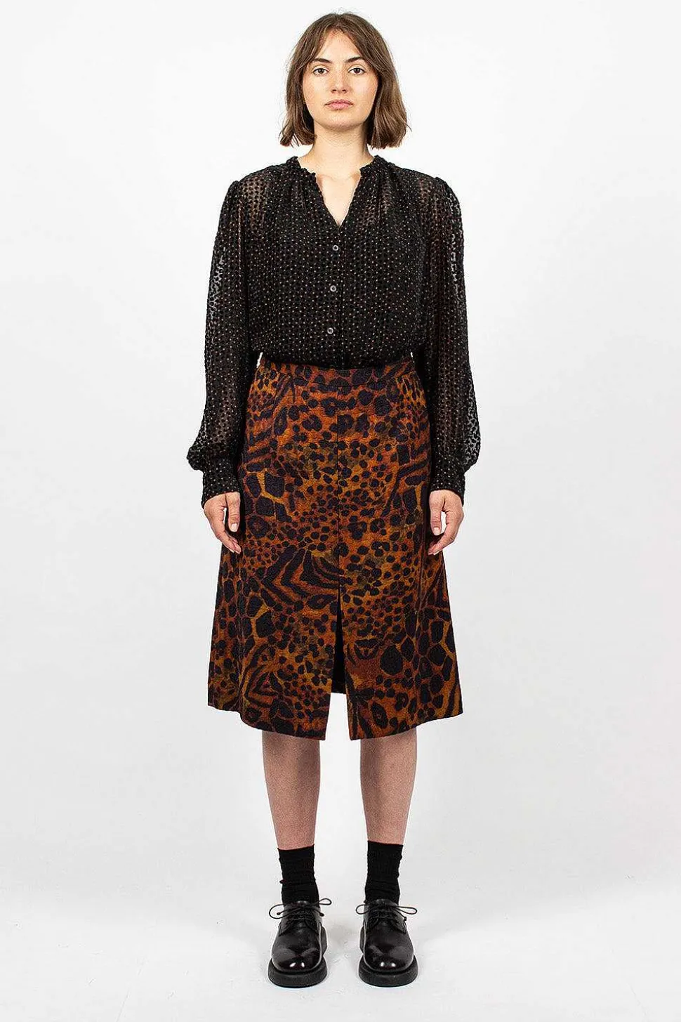 Pencil Skirt Leopard