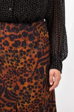 Pencil Skirt Leopard