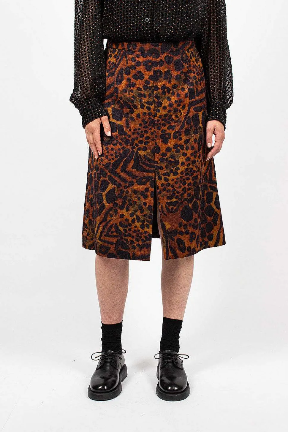 Pencil Skirt Leopard