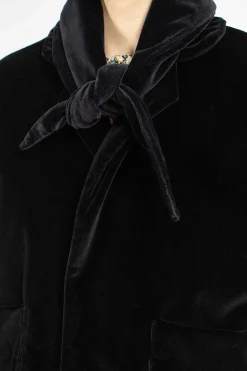 Peony Jacket Black Velvet