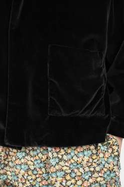 Peony Jacket Black Velvet
