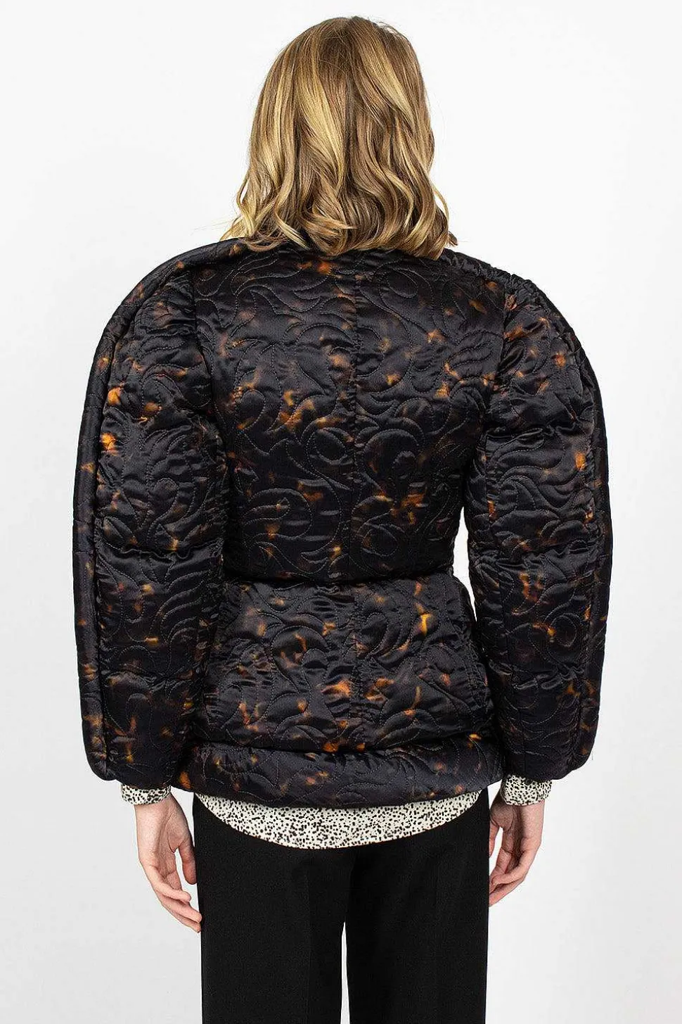 Piped Jacket Tortoiseshell