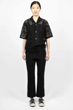 Piping Cowboy Pant Black