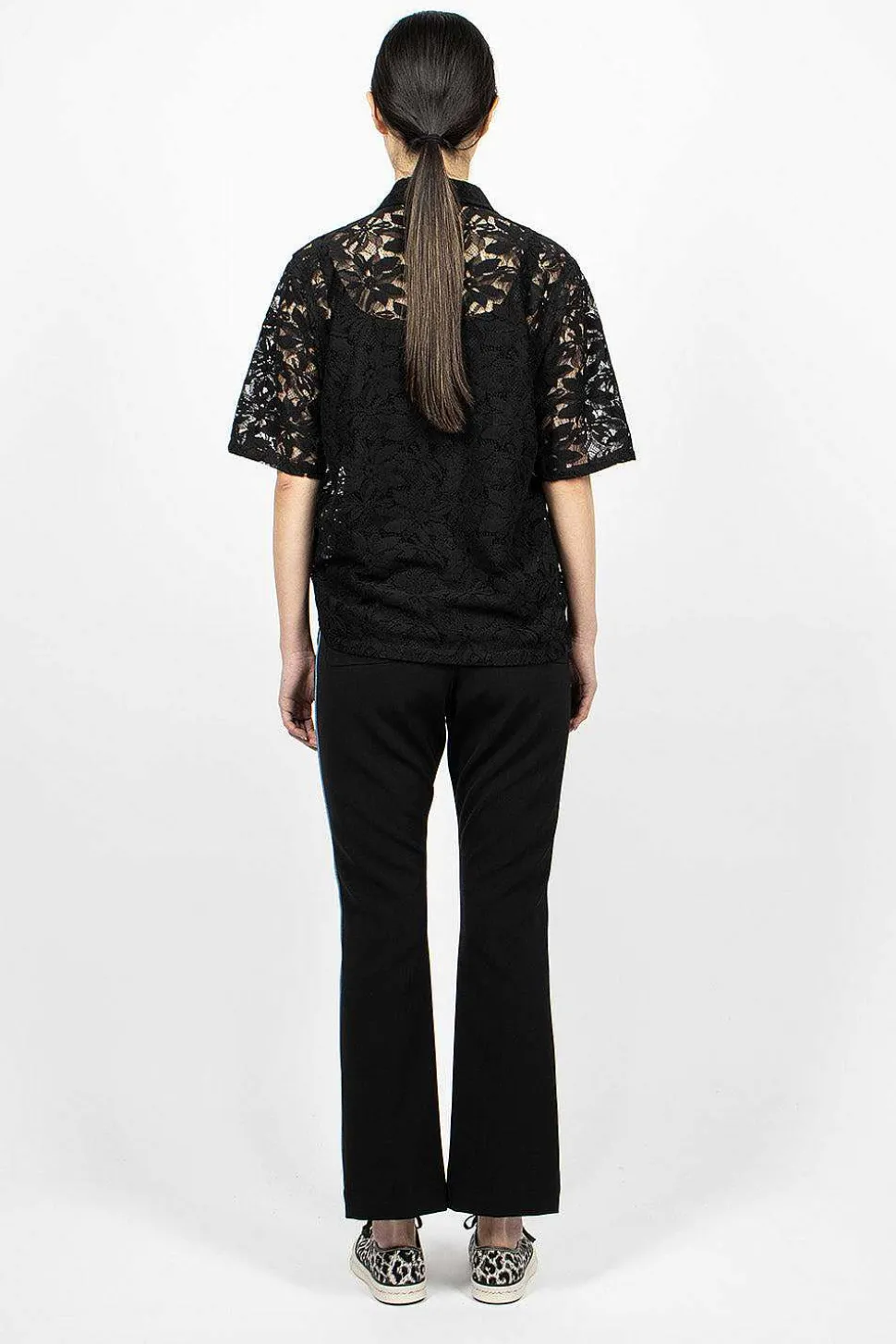 Piping Cowboy Pant Black