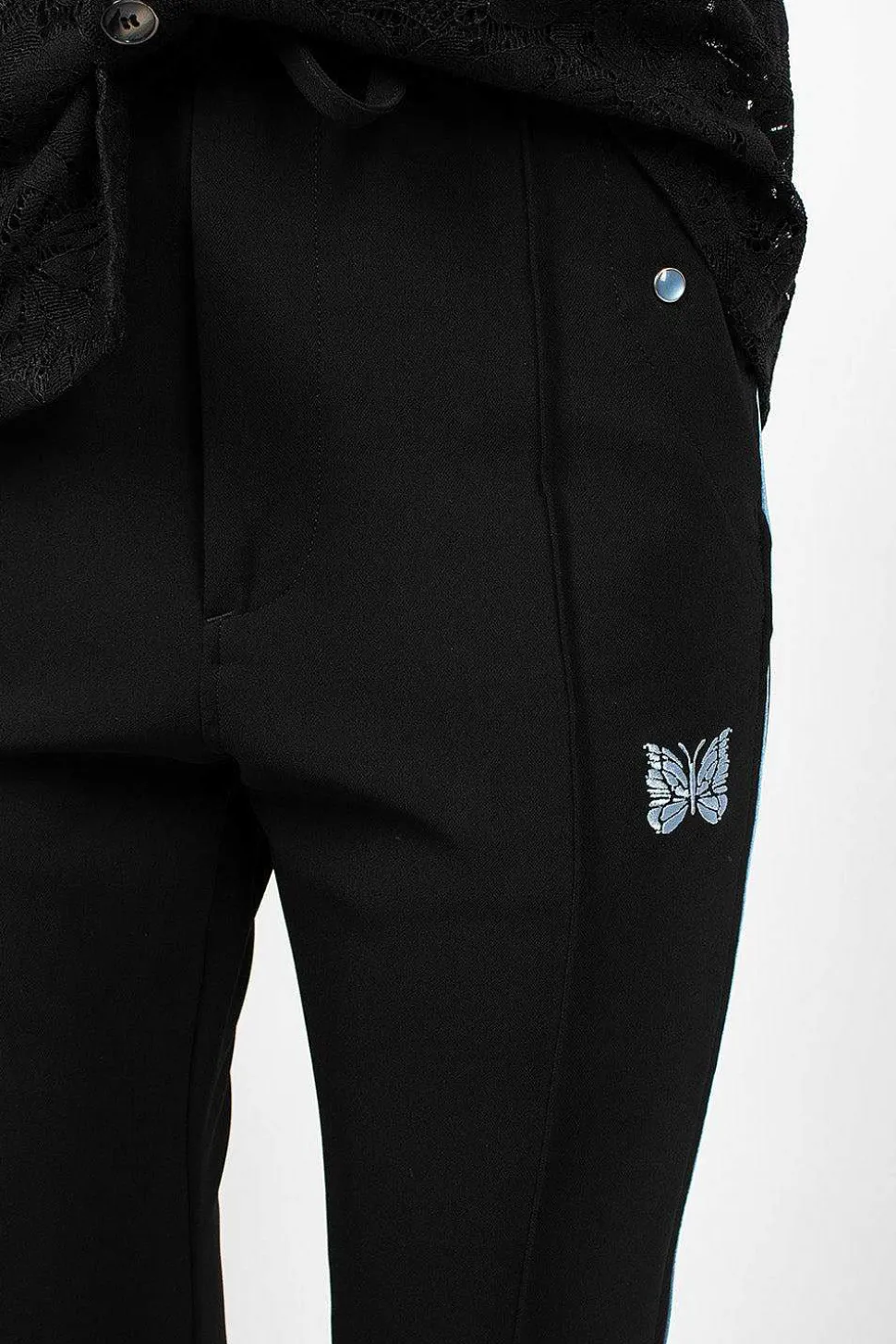 Piping Cowboy Pant Black