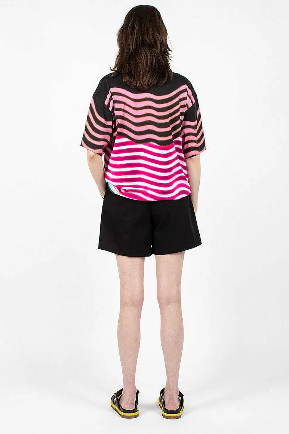 Pleat Shorts Black