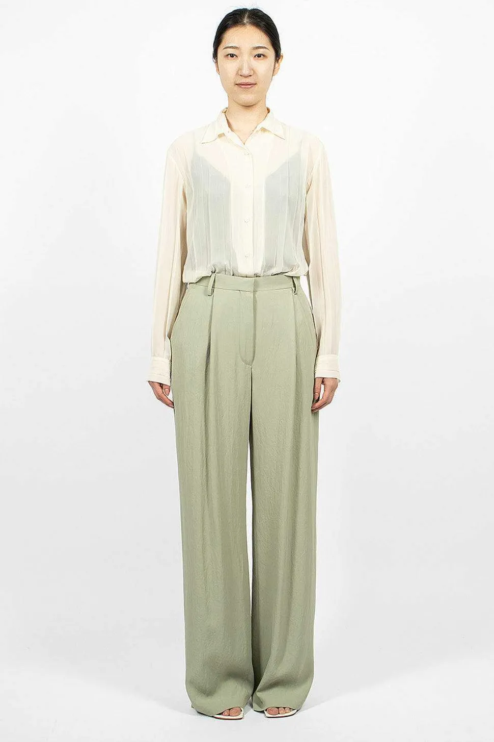 Pleats Shirt Off White