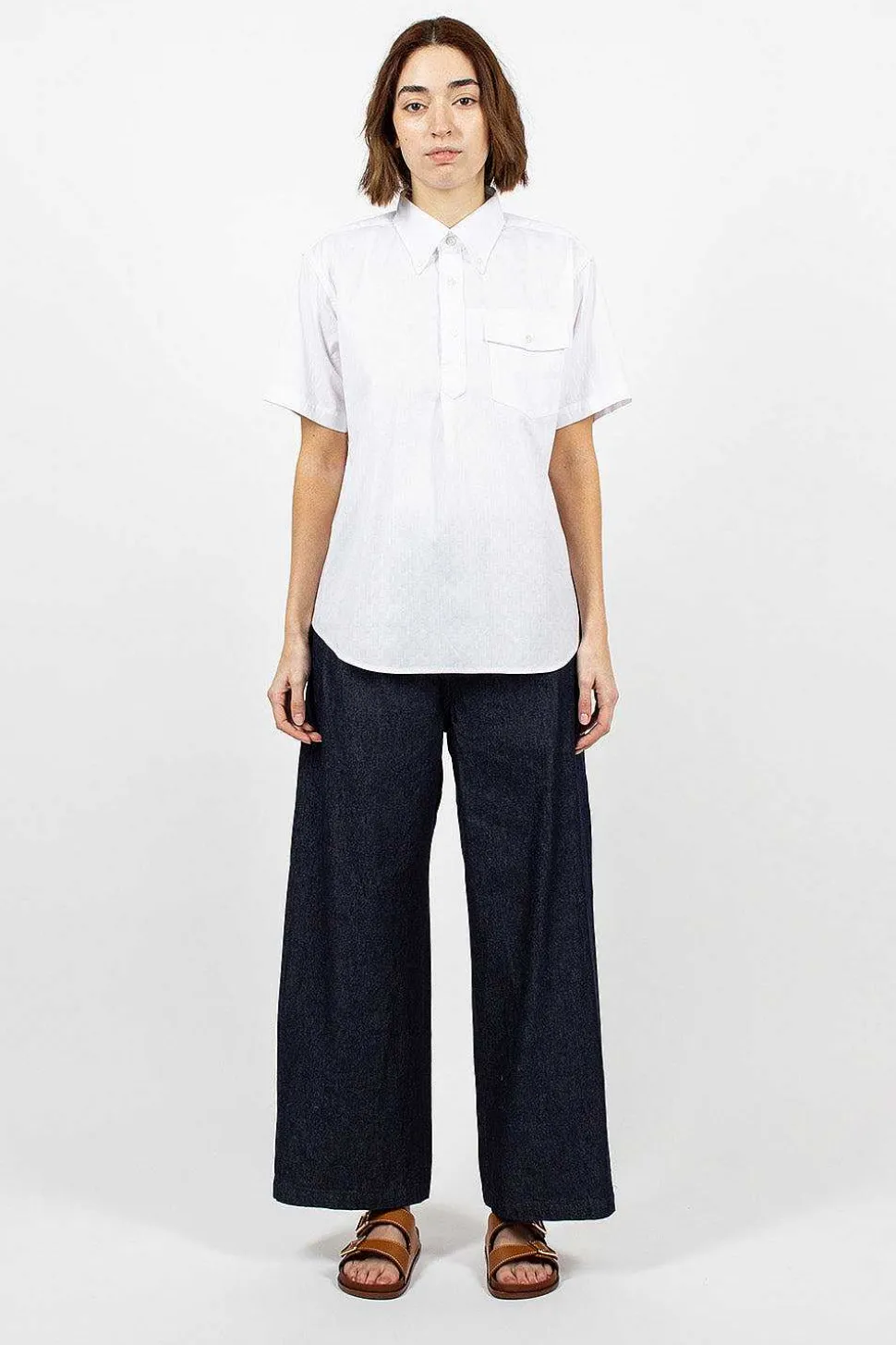 Popover Bd Shirt Dobby Check White