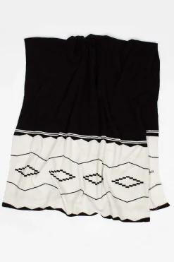Pueblo Wrap Scarf Black/White