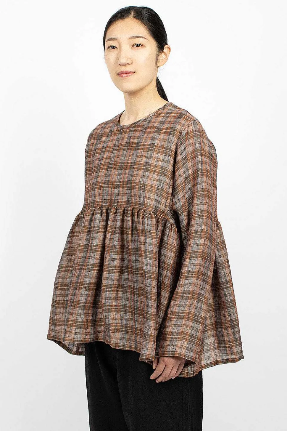 Pullover Orange Check