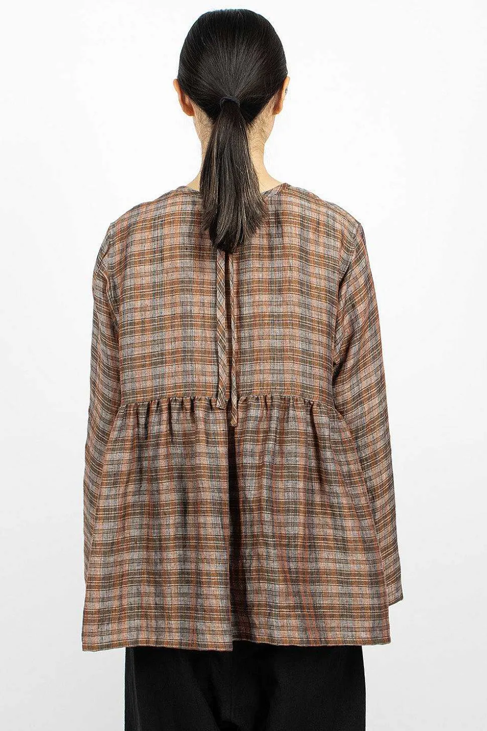 Pullover Orange Check