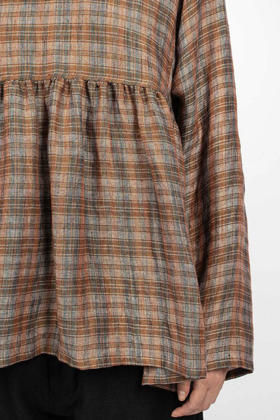Pullover Orange Check