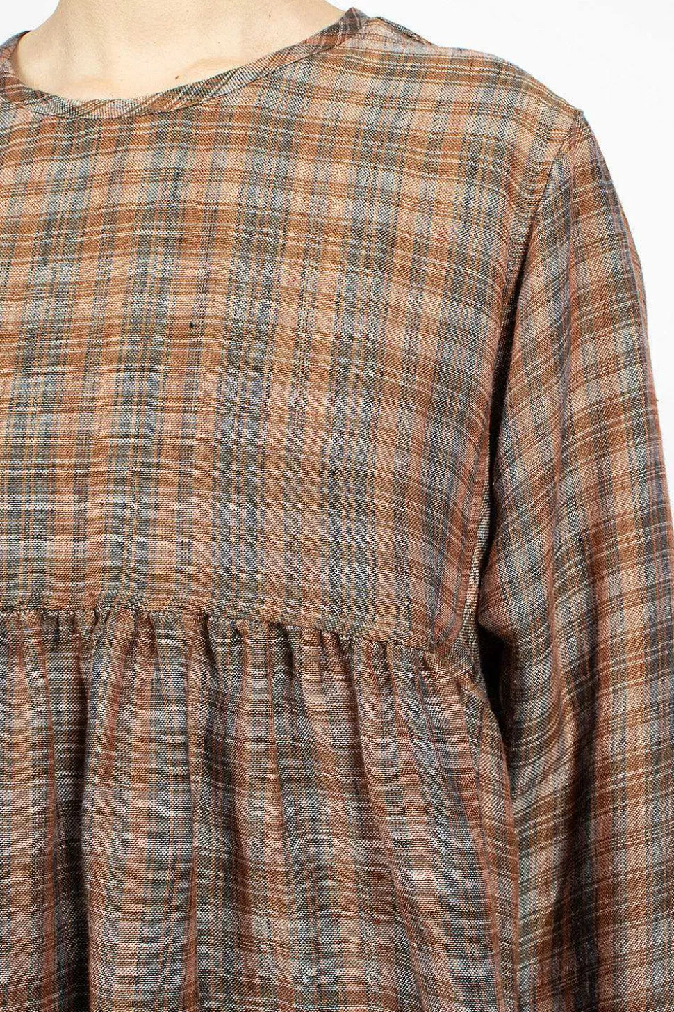 Pullover Orange Check