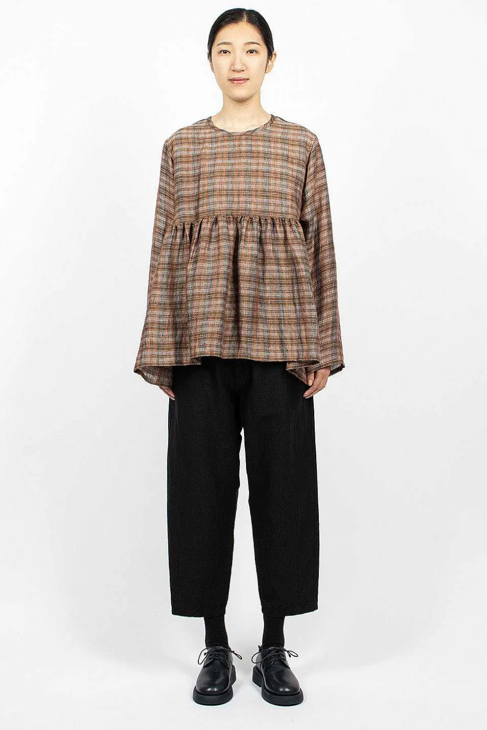 Pullover Orange Check