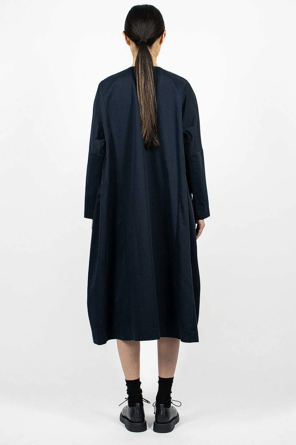 Pyj Rouch Dress Navy