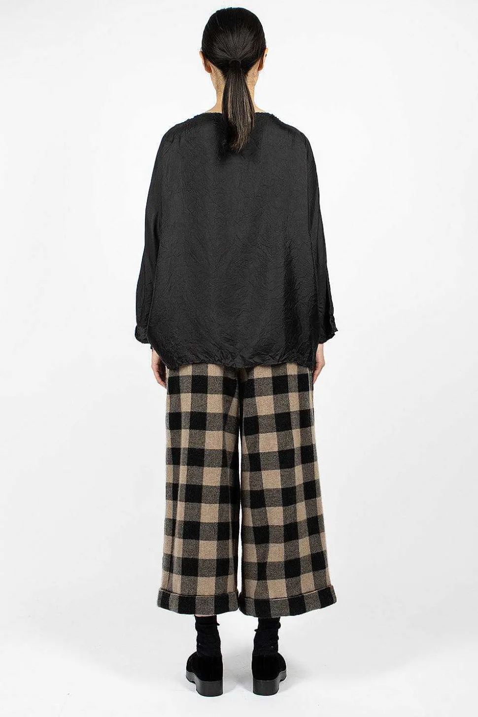 Pyjama Trouser Check Brown/Black