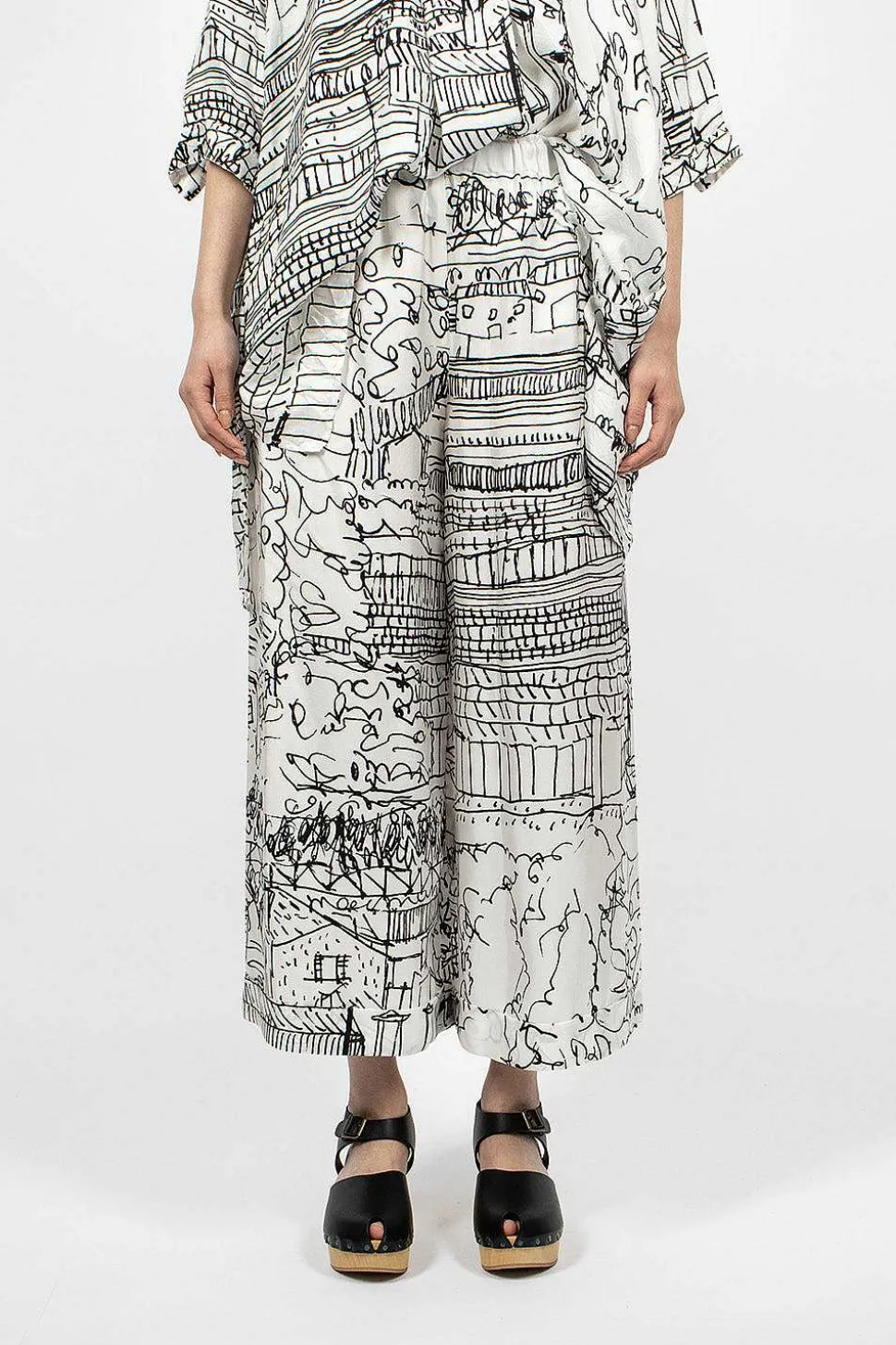 Pyjama Trouser Village Print