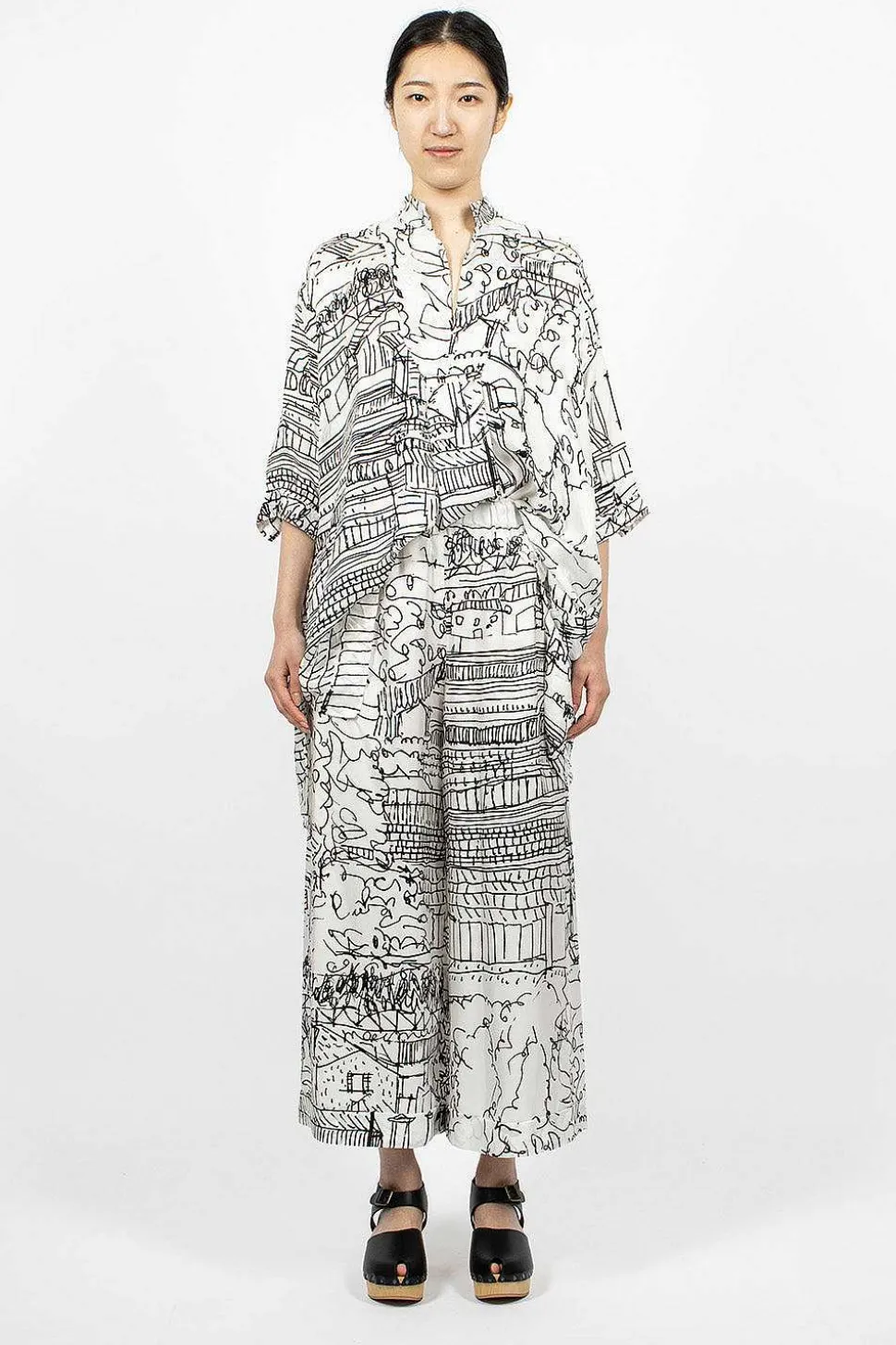 Pyjama Trouser Village Print