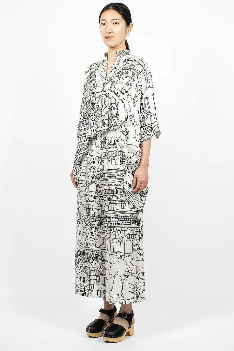Pyjama Trouser Village Print