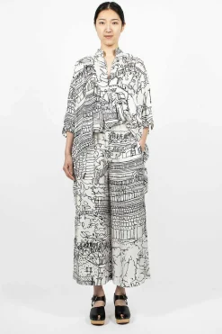 Pyjama Trouser Village Print