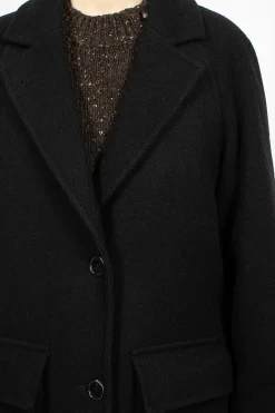 Raglan Overcoat Black