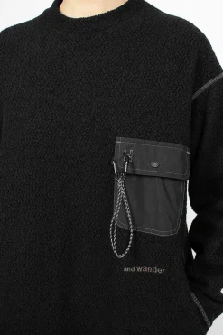 Re Wool Jq Dress Black