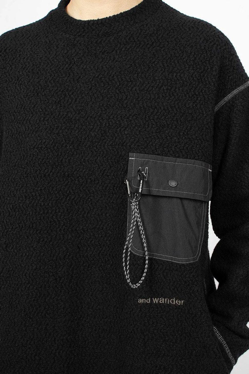 Re Wool Jq Dress Black