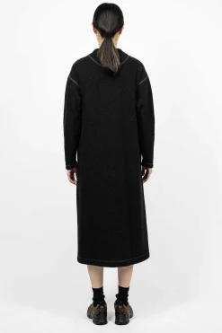 Re Wool Jq Dress Black