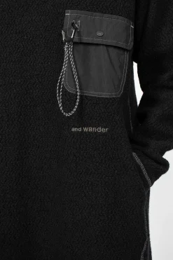 Re Wool Jq Dress Black