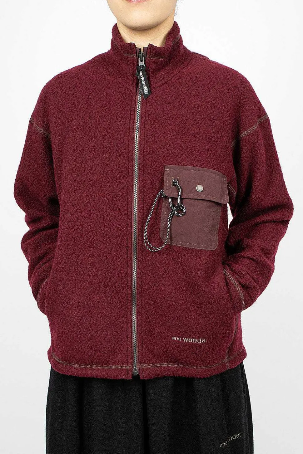 Re Wool Jq Fleece Bordeaux