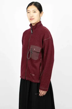 Re Wool Jq Fleece Bordeaux