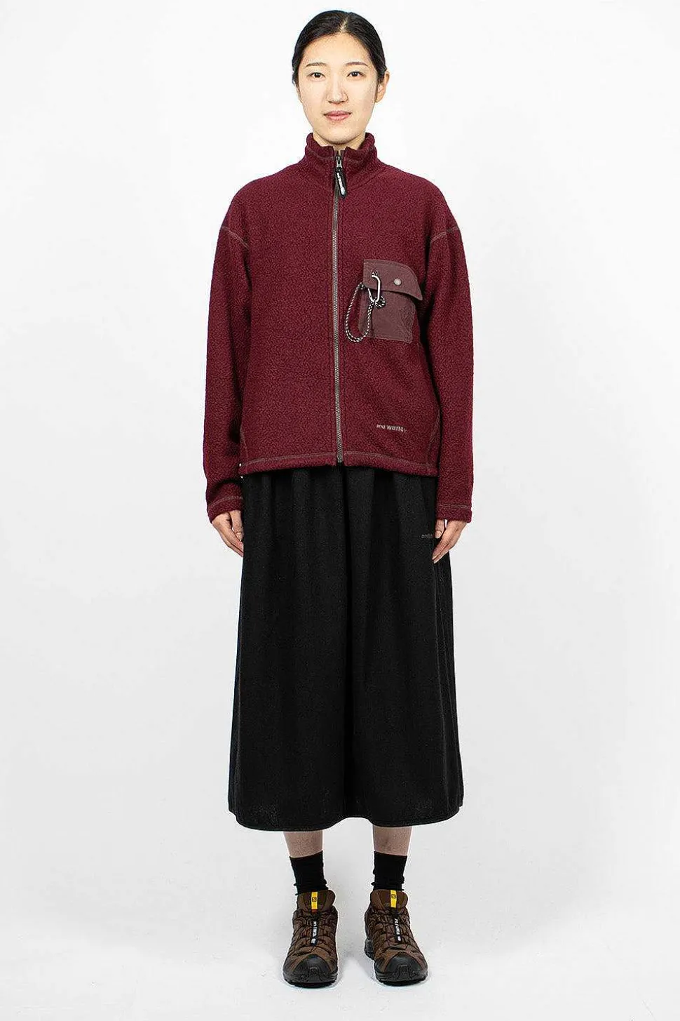 Re Wool Jq Fleece Bordeaux