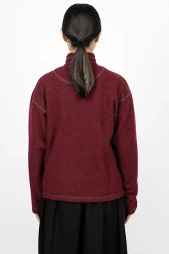Re Wool Jq Fleece Bordeaux