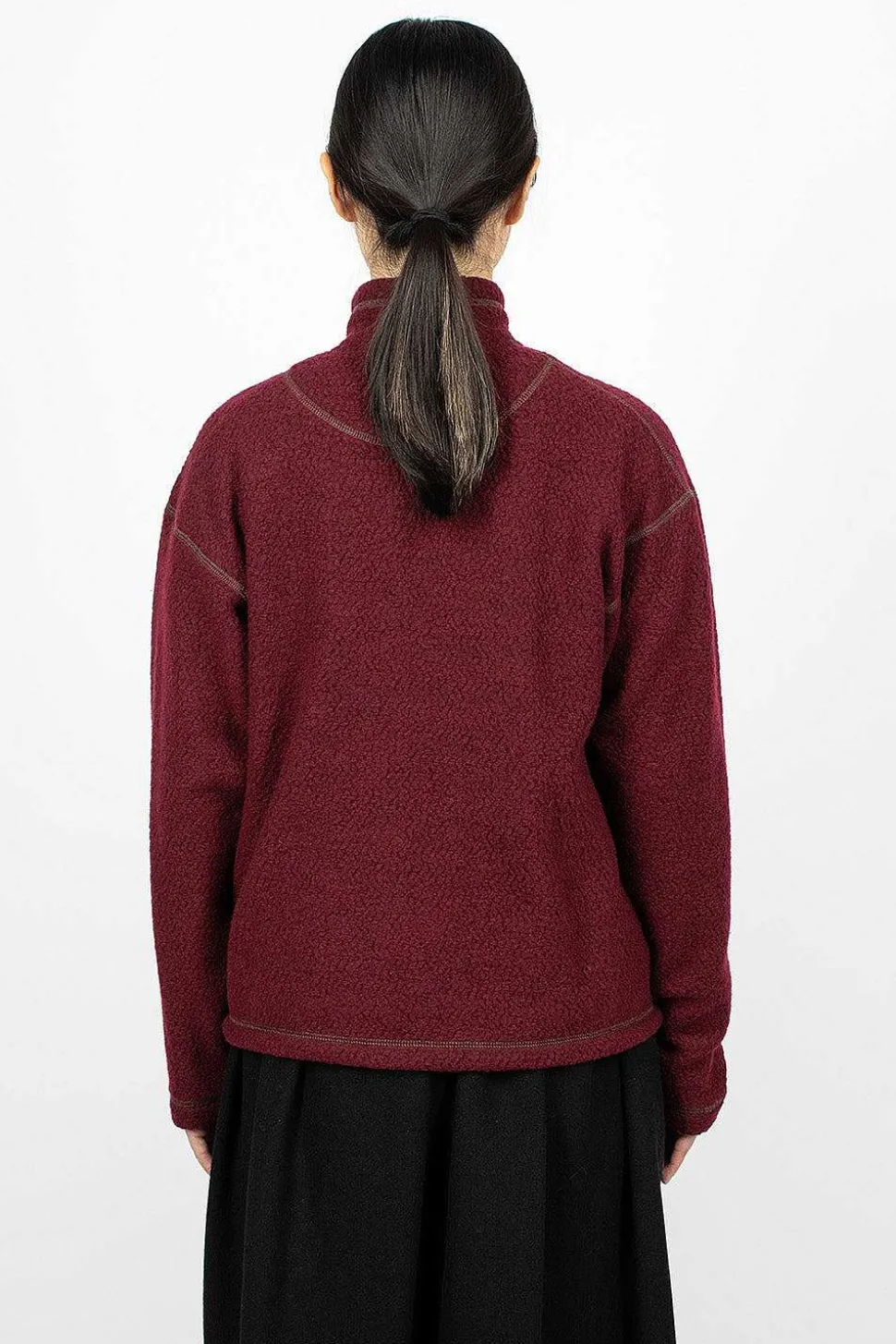 Re Wool Jq Fleece Bordeaux