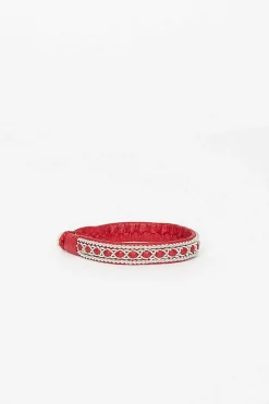 Red Hide B Bracelet 1