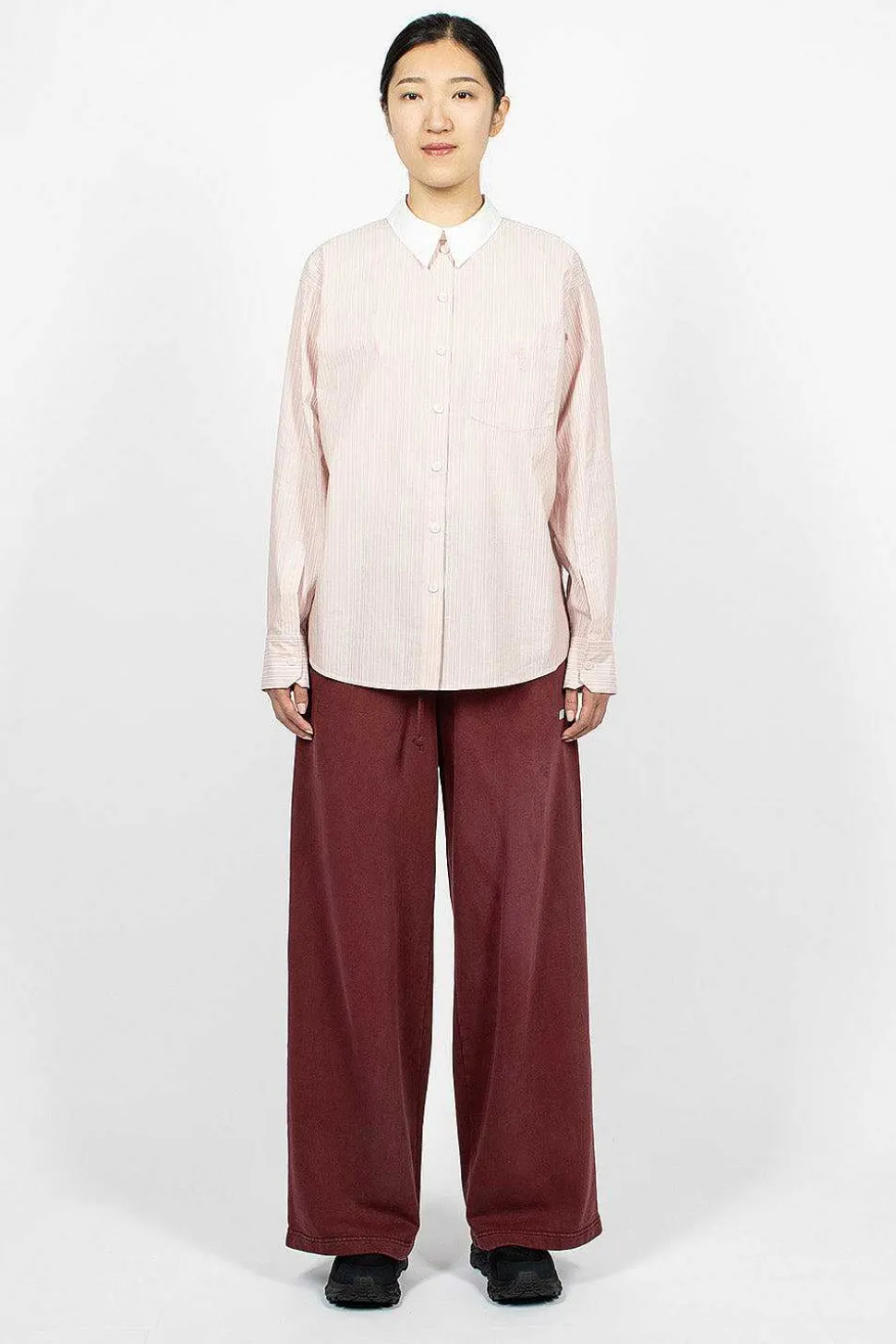 Reverse Shirt Pink Stripe